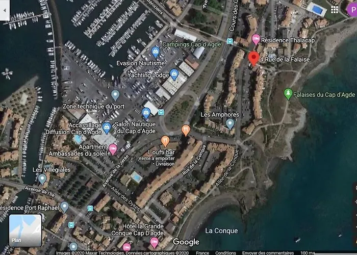 Belle Vue Mer, 90 M, Parking, Loggia, Wifi. Appartement Agde