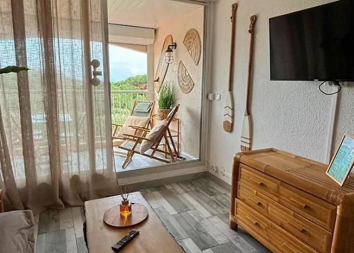 Belle Vue Mer, 90 M, Parking, Loggia, Wifi. Agde